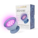 Solawave Bye Acne - FDA-Cleared Blue &amp; Red Light Therapy for Face &amp; Body | LED face wand helps reduce redness, pimples, zits &amp; blemishes. Non-invasive, painless, 3-min use, prevents future breakouts.