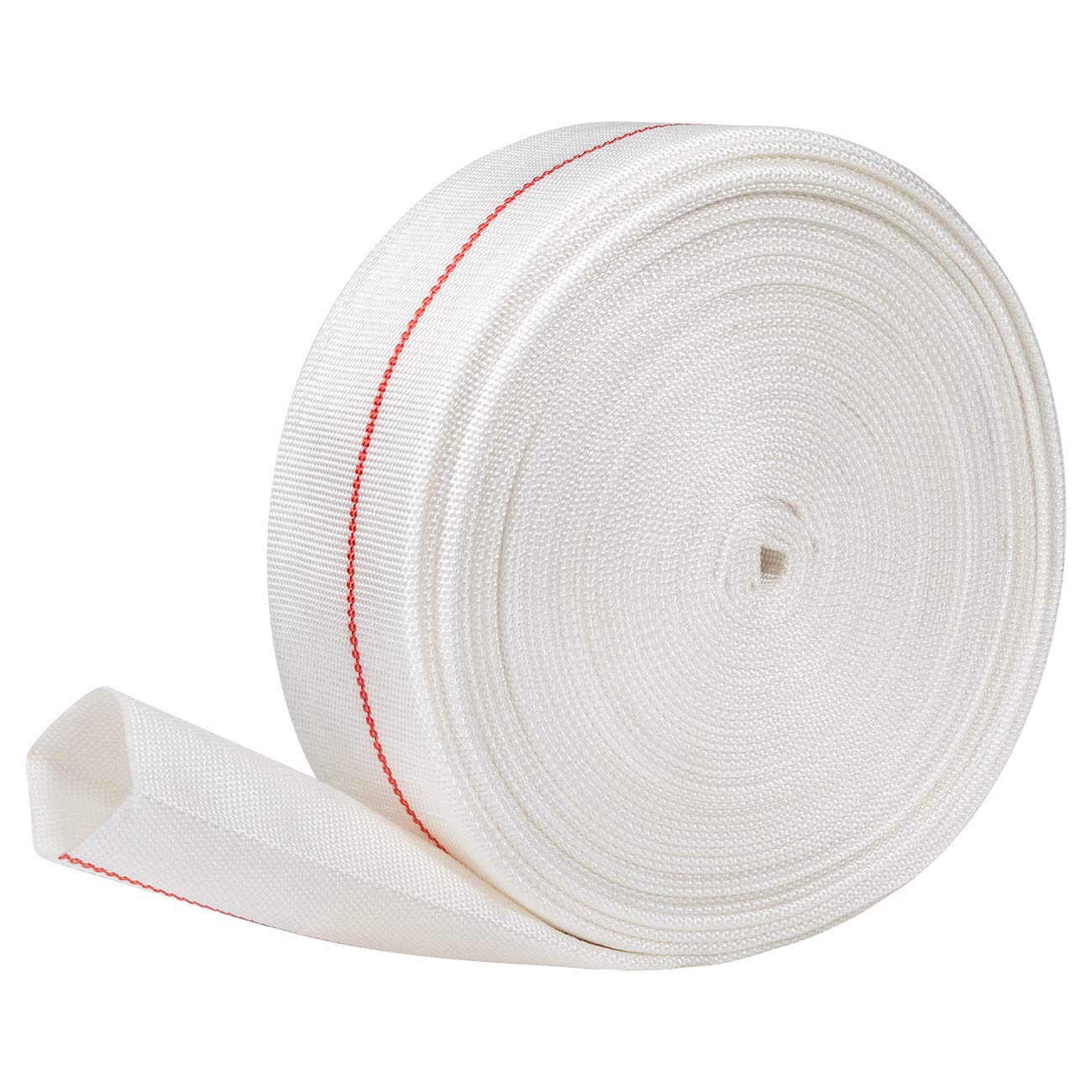 Industrial Water Hoses 1-1/2" ID x 30 FT Lightweight Expandable Polyester Hose Flexibility Lay Flat Outdoor Lawn Park Irrigation Swimming Pool Discharge with A Water Pump