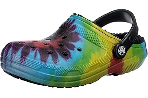 Crocs Unisex-Adult Classic Lined Tie-Dye Clog