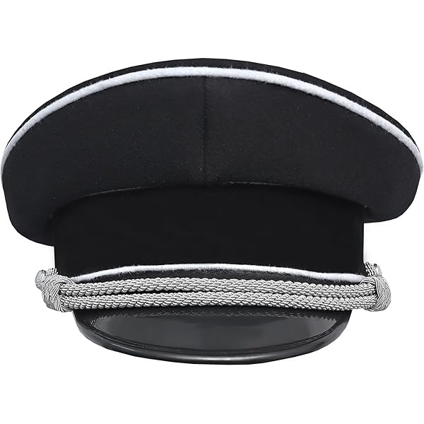 帽子 SHISHIKUI VAKT. HIYOKE / NAVY WWII Japanese IJN Navy First Type Officer field cap Blue