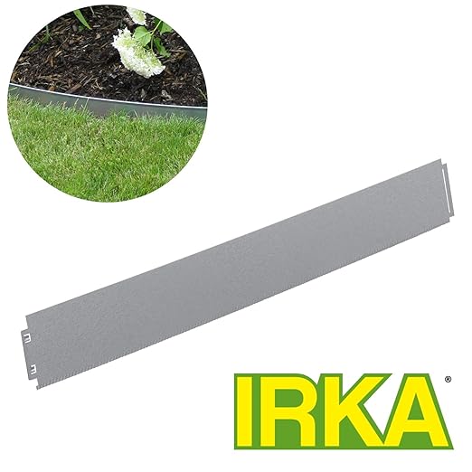 C & C Gartenbedarf Césped borde estrecho 14 cm con doble sistema ...