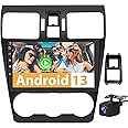Android 13 Car Radio Stereo for Subaru Forester WRX Impreza 2013-2015 Suitable for Harman Kardon Systems, 9 inch 2G+32G Head Unit with Carplay/Android Auto SWC GPS WiFi BT FM RDS AM DSP Rear Camera