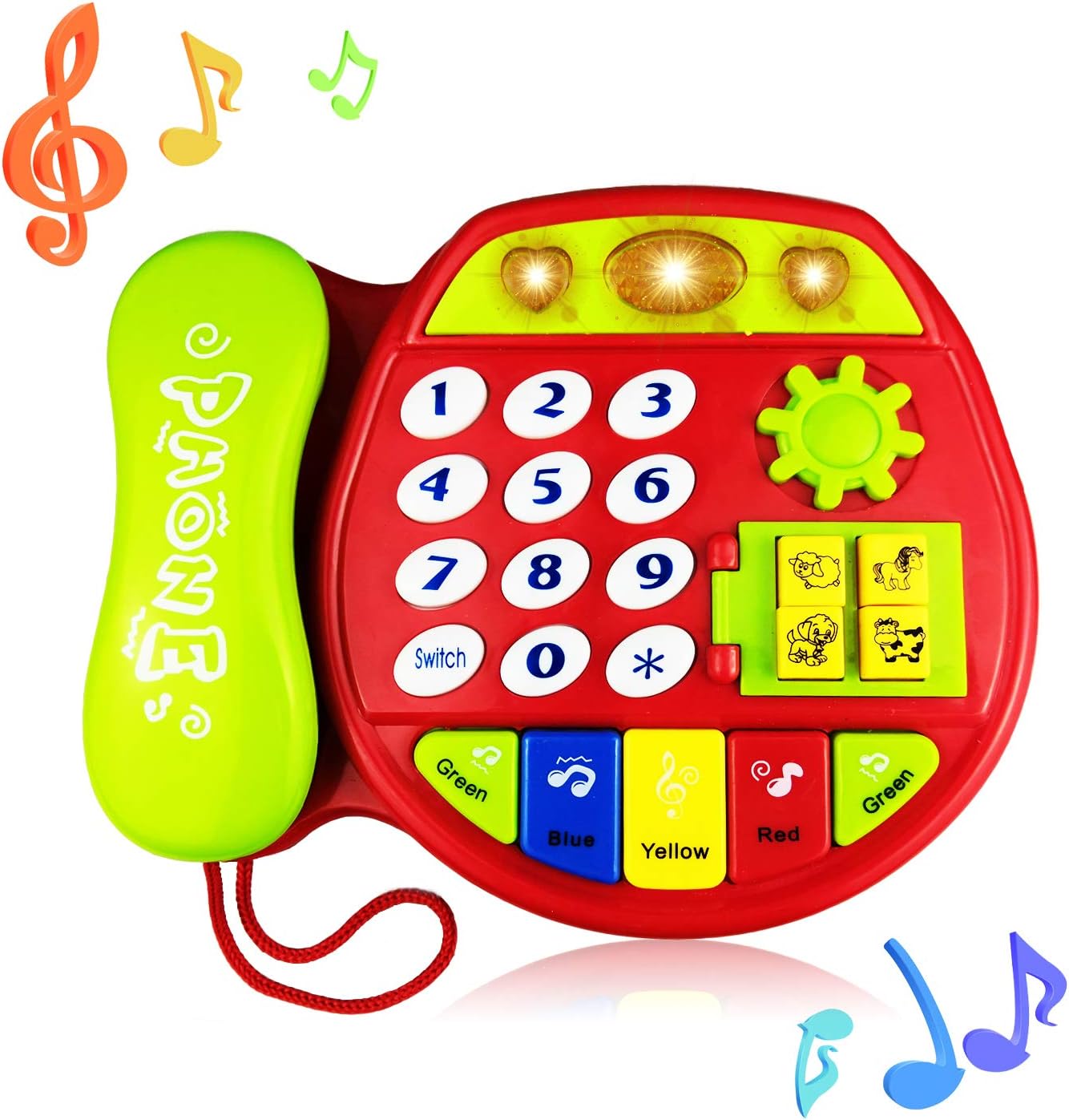 Tmox 12 36 Mois Bebe Musique Telephone Jouet Garcon Fille Enfant Cadeau Jouets D Eveil Et 1er Age Jeux Et Jouets Lawawarenesssociety In