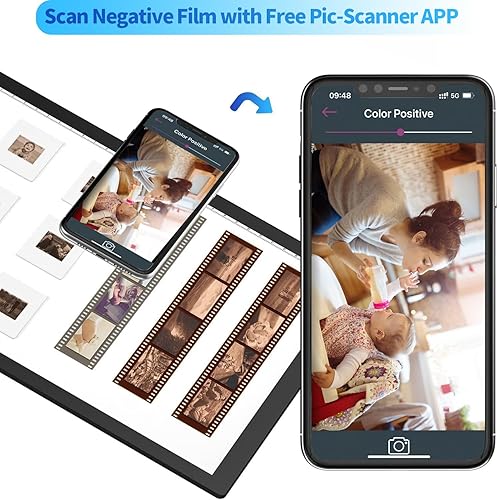 Photo Scanner Negative Viewer And Scanner Slide Viewer Light Box