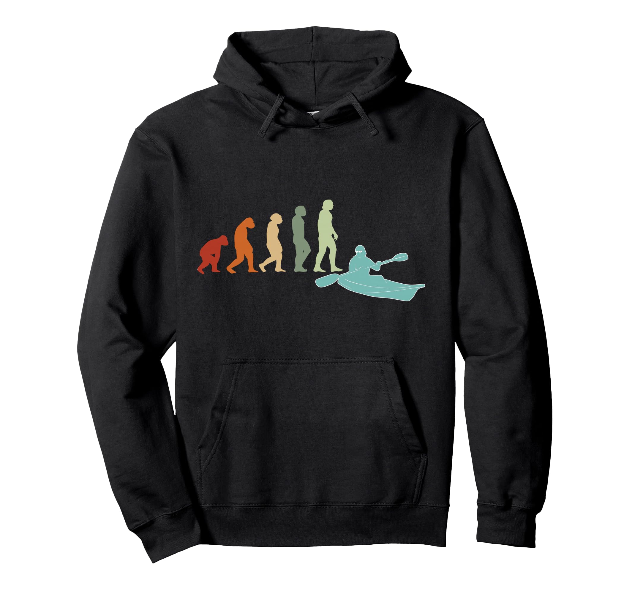 KAYAKS Canoes RAFTING Vintage KAYAKER Kayaking Pullover Hoodie