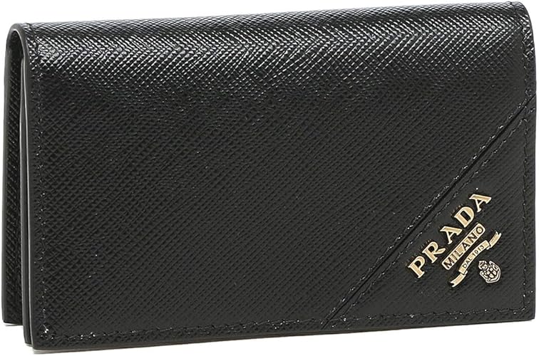 Amazon プラダ 名刺入れ カードケース サフィアーノメタル ブラック メンズ Prada 2mc122 Qme F0632 並行輸入品 Prada プラダ 名刺入れ