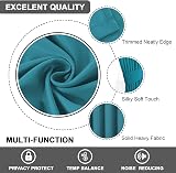 H.Versailtex Blackout Pencil Pleat Window Curtains 66x72 2 Panels Teal view 6