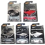 Hot Wheels 2015 exclusive James Bond 007 collection bundle of 5 diecast cars