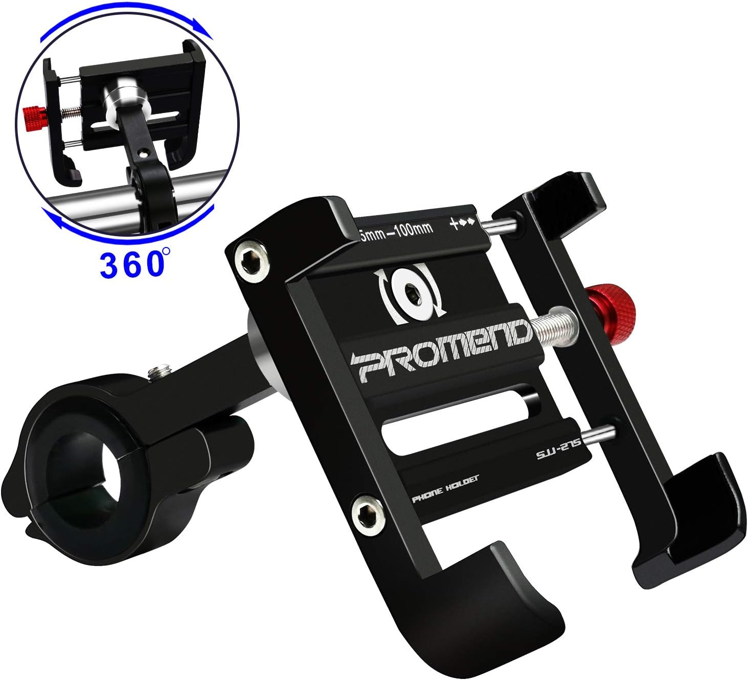 Support Téléphone Universel Pour Vélo – Rotation 360° – Fixation Guidon Moto Scooter