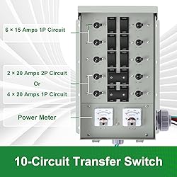 Mujurur 30 Amp Generator Transfer Switch