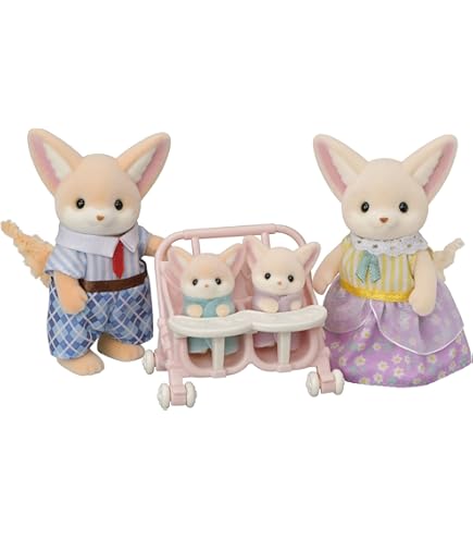 Figura. Familia De Gatos Florales. Sylvanian Families. Ternurines