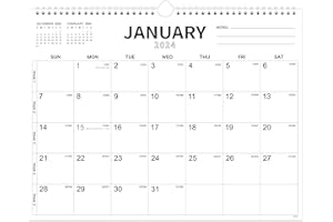 URNEEDS 2024 Calendar - 2024 Wall Calendar, Jan. - Dec. 2024, 2024 Wall Calendar with 14.7" x 12", Twin-Wire Binding, Premium Paper, Calendar 2024