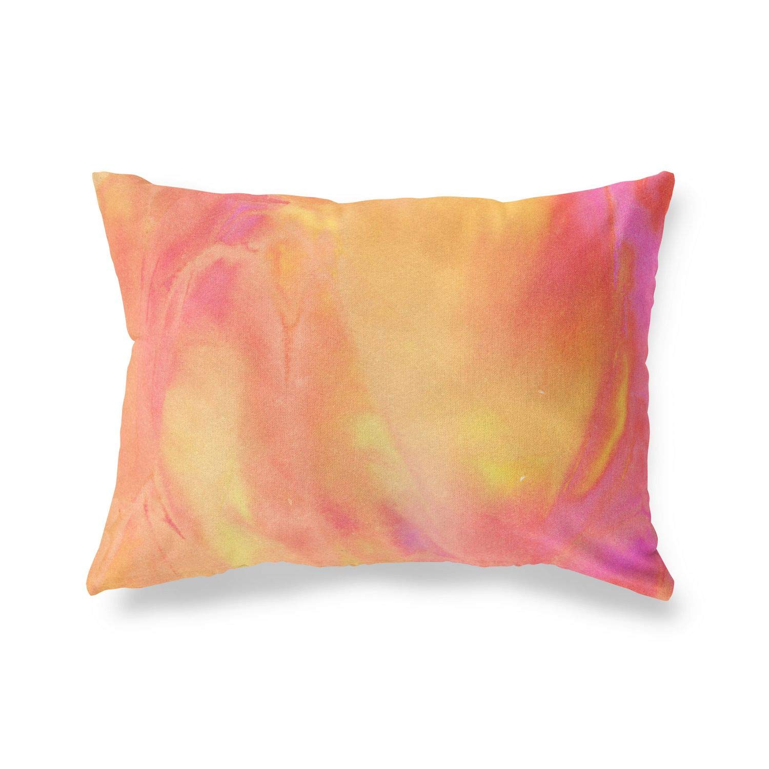 Bonamaison Decorative Cushion Cover Watercolor Theme, Throw Pillow Covers, Home Decorative Pillowcases for Livingroom, Sofa, Bedroom, Size:35x50 Cm - Designed and Manufactured in Turkey