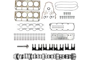 GPQ 5.3 Non-AFM Camshaft Head Gasket Set & Cam Lifters Kit Bolts Fit For Chevrolet GMC 5.3L Truck & SUV 2007-2013