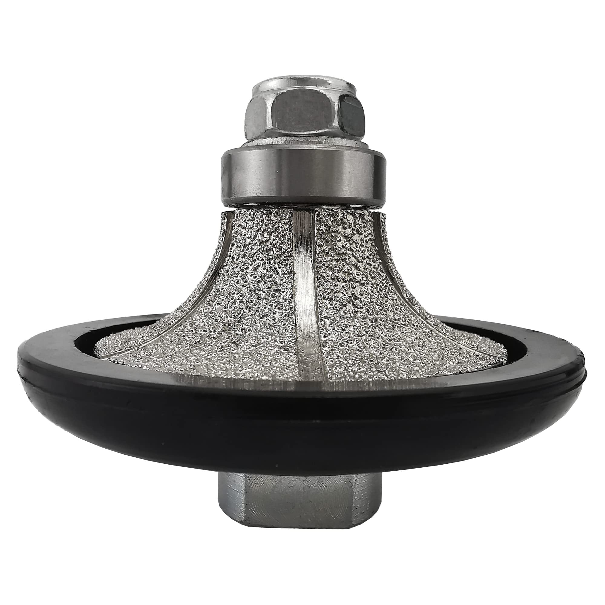 NBB Diamond Profile Wheel Diamond Router Bit Milling Drill chamfer Bit Grinding Wheel for Profiling Porcelain Tile Ceramic Granite Marble Stone Use on Angle Grinder (Half-Bullnose B20) — image 1