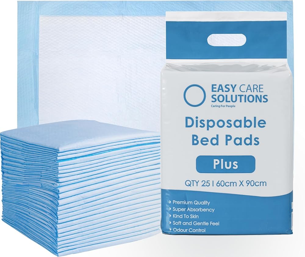 EASY CARE SOLUTIONS 100 x 60 x 90 cm Premium Disposable Bed Pads 4x25