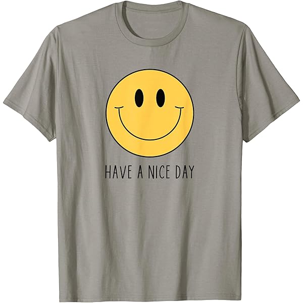 Amazon.com: 70's Retro T Shirt | Have a Nice Day Shirt