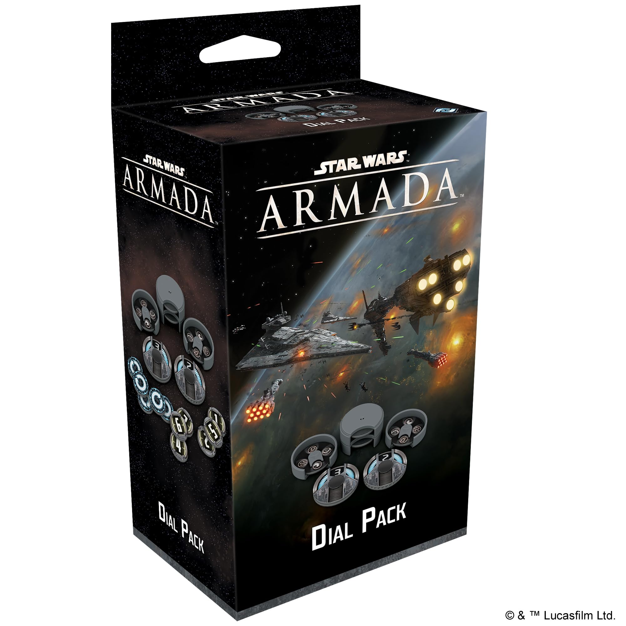 Fantasy Flight Games , Star Wars Armada: Accessories: Dial Pack , Miniature Game , 2 Players , Ages 14+ , 120 Minutes Playing Time