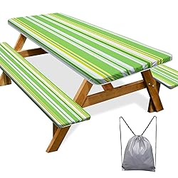 Picnic Table Cover with Bench Covers Camping