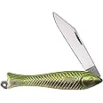 Mikov 13 -NZn-1 ZL Rybicka Traditional Fish Pocket Knife Single 2-1/8 Inch Stainless Steel Blade Cast Zinc Handle Czech Republic