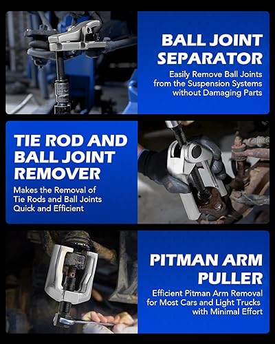 5pc Ball Joint Separator, Splitter Removal Kit, Ball Jamaica