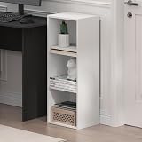 Furinno LUDER 3-Cube Book Shelf White 30.5 W x 80 H x 23.6 D cm view 2