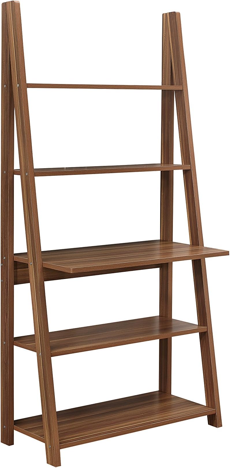 Birlea Nordic Ladder Desk, Wood, Walnut