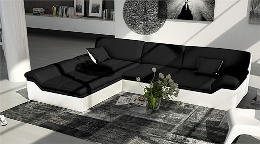 Sam Mistico Canape D Angle Gris 270 X 220 Cm Motif Ricardo By