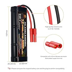 melasta 7.2V 5000mAh NiMH RC Battery Pack