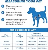 Pet Prime 2 Ways Locking Pet Flap Door Small Transparent Flap view 4