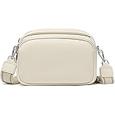 GOIACII Crossbody Bags for Women Small Purses Shoulder Bag with Wide Strap Leather