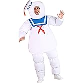 Ghostbusters Stay Puft Marshmallow Man Plus Size Costume for Adults | Ghostbusters Character Cosplay Outfit