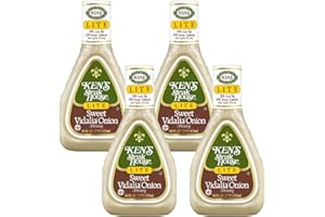 Ken's Steak House Sweet Vidalia Onion Salad Dressing, 16 fl oz. (Pack of 4)