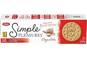 Simple Pleasures Digestive - Cookies Made with Real Whole Grain Wheat Flour and only 10 Simple Ingredients 310g