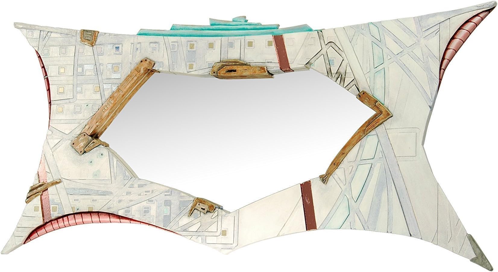 Funky Decorative Frame Wall Mirror (39" x 18") - Memphiz by Marvellous Mirrors