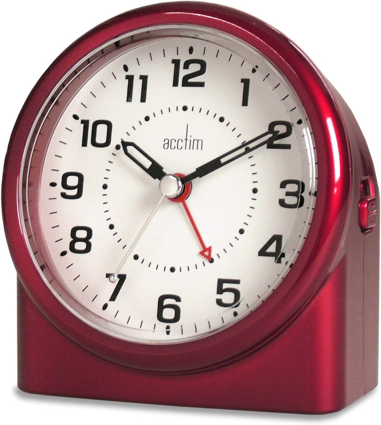 Acctim 14284 Central Alarm Clock, Red Amazon.co.uk Kitchen & Home