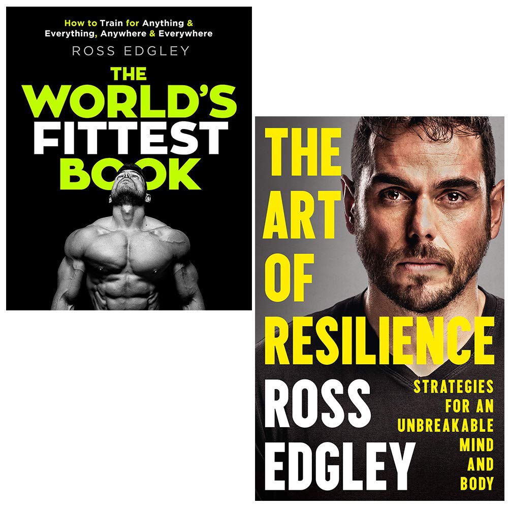 The World's Fittest Book and The Art of Resilience By Ross Edgley 2 Books Collection Set