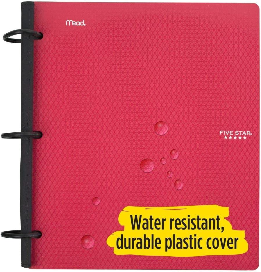 Five Star Flex Hybrid NoteBinder, 1 Inch Binder, Notebook and Binder All-in-One, Purple (29328AB6) : Office Products