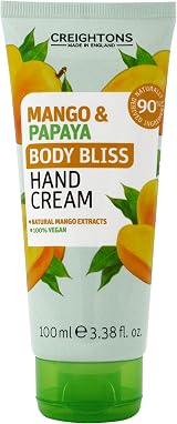 Creightons Body Bliss Mango and Papaya Hand Cream 100ml - Cruelty Free Vegan view 1
