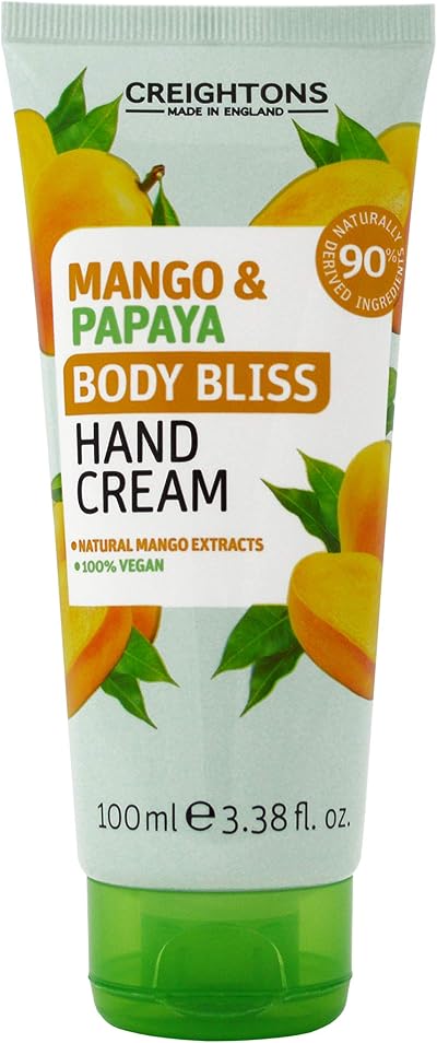 Creightons Body Bliss Mango and Papaya Hand Cream 100ml - Cruelty Free Vegan