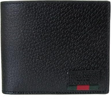 Amazon Co Jp グッチ 二つ折り財布 メンズ 札入れ 小銭入れなし Web カーフレザー ブラック Dj21t 1060 並行輸入品 服 ファッション小物