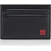 HUGO, Tibby Leather Cardcase, black gloss, PCE.
