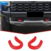 Tow Hook Covers For Chevy Silverado 1500 (2007-2024) | Front Tow Hook Protector Covers (Orange) - View #7