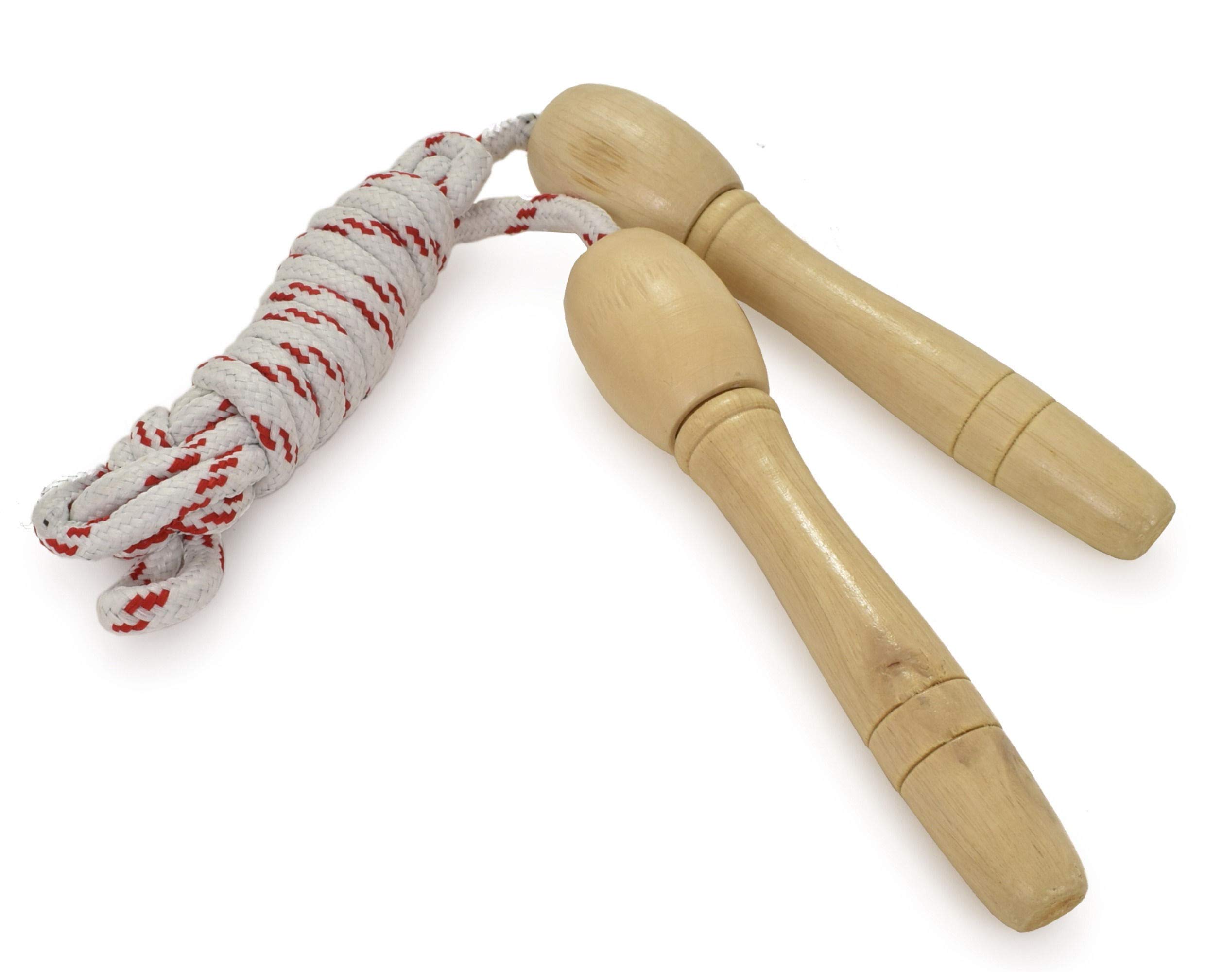 M.Y 2.3m Wooden Skipping Rope | Skipping Rope For Kids and Adults | Fitness