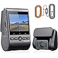 VIOFO A129 Plus Duo 2K Dual Dash Cam with HDR, GPS & Wi-Fi - Front & Rear 1440P/1080P Dash Camera with Night Vision & Motion Detection - Includes Hardwire Kit for Parking Mode