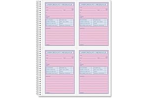 Adams Spiral Bound Carbonless Message Book (SC1184D)
