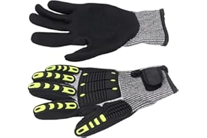 Safety Work Gloves Impact Resistant Anti Slip Touch Screen Gloves for Gardening Mechanical Construction