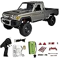 Skymaker New Upgrade Mn82 Pro RC Truck 4X4 1:12 Rc Car with Led Lights Full-Scale Simulation LC79 4WD Pickup Truck RC Rock Crawler with Metal Parts RTR Silver