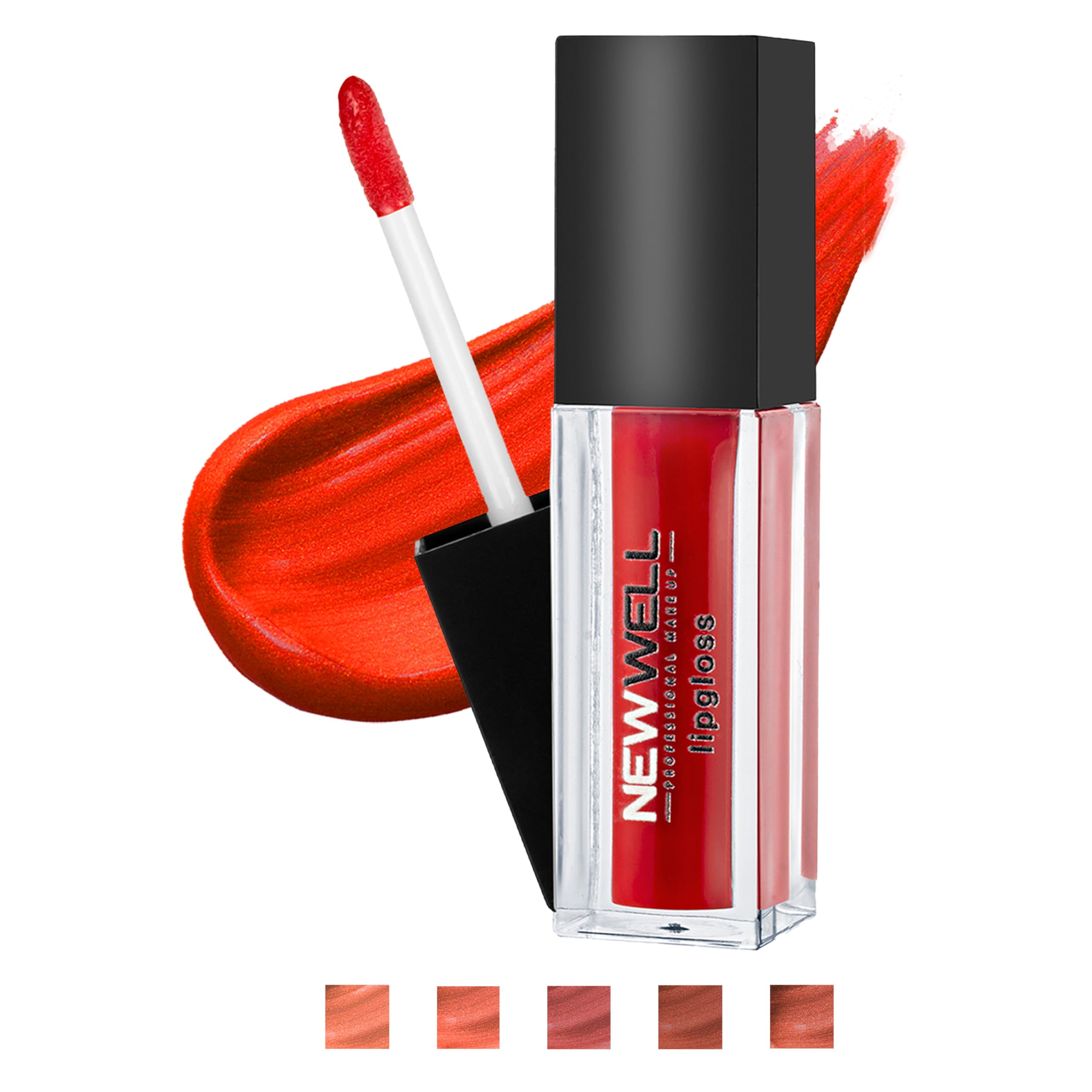 Newwell Matte Lip Gloss Liquid Lipstick 24 Hours Hold, Non-Sticky, Nourishing and Moisturising (06)