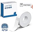 POLONO Genuine P31S Label Maker Tape, Adapted Print Paper, 15x40mm(0.59"x1.57"), Self-Adhesive Refill for Home/Office, Compatible With P31S Label Maker, 180 Labels, White